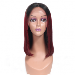 Brazilian Human Hair Transparent Lace Front Wigs